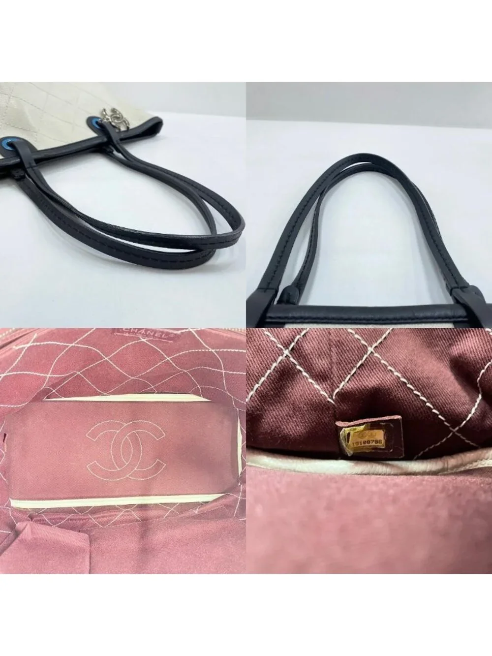 Chanel Tote Quilted White
